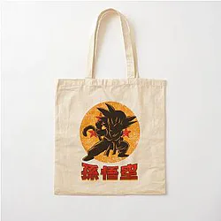 Epic Son Goku Dragon Ball Character Cotton Tote Bag