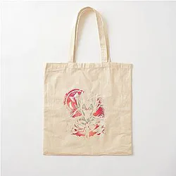 Dragon Ball Z Inspired Anime Illustration by Cotton Tote Bag