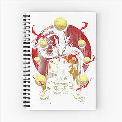 Epic Dragon Ball Z Son Goku Collection Featuring Iconic Anime Artwork Spiral Notebook