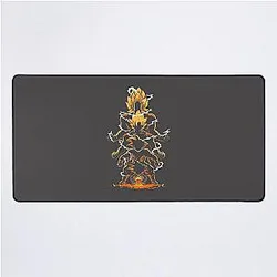 Epic Anime-Inspired Dragon Ball Z Style Design Desk Mat