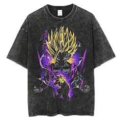 Anime Dragon Ball Characters Print Graphic T-Shirt