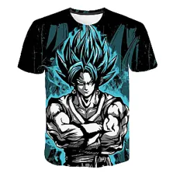 Dragon Ball Goku Vegeta Cosplay Anime 3D Print T-shirts