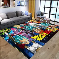 Dragon Ball Son Goku Vegeta Non-slip Son Goku Vegeta Rectangle Carpet