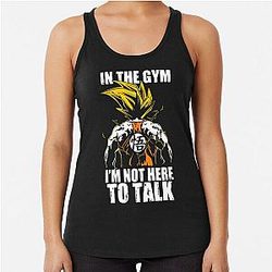 Dragon Ball Z Super Goku Gym Racerback Tank Top