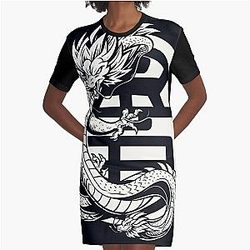  "Epic Dragon Ball Z Fusion: Toriyama's Anime Marvel" Graphic T-Shirt Dress