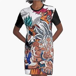 Tribute Dragon Ball Graphic T-Shirt Dress