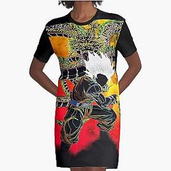 Goku Dragon Ball Graphic T-Shirt Dress