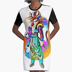 Dragon Ball 5 Graphic T-Shirt Dress