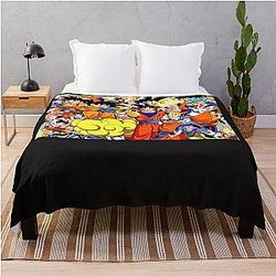 Dragon Ball Mask84.png Throw Blanket