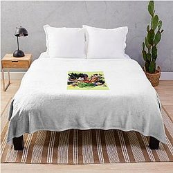 T-shirt dragon ball Throw Blanket