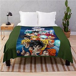 Dragon Ball Z Songoku  Perfect 	   	 Throw Blanket