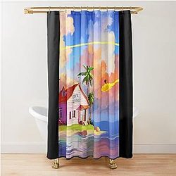 Dragon Ball Anime and Manga Shower Curtain