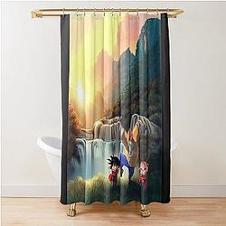 Dragon Ball Anime and Manga Shower Curtain