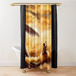 Dragon Ball Anime and Manga Shower Curtain