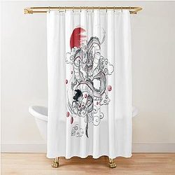 Dragon Ball - Goku And Shenron Shower Curtain