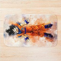 Goku - Dragon Ball Z watercolor Bath Mat