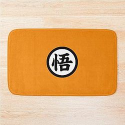 dragon ball son goku logo Bath Mat