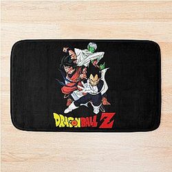 Goku Vegeta And Piccolo Vintage Dragon Ball Z Bath Mat