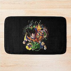Dragon Ball Watercolor Art Classic . Bath Mat