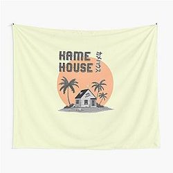 Kame House Dragon Ball Design Tapestry