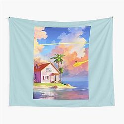 Master Roshi Kame House - Dragon Ball - Artwork Tapestry