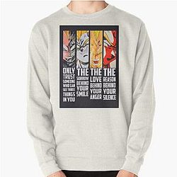 Dragon Ball Vegeta Quote Pullover Sweatshirt