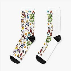 Dragon Ball Pattern Socks