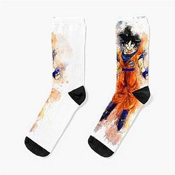 Goku - Dragon Ball Z watercolor Socks