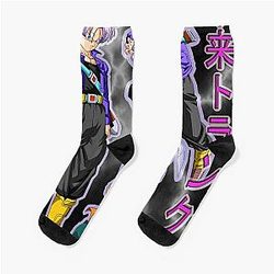 dragon ball z trunks design future trunks kid trunks super saiyan t shirt Socks