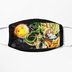 dragon ball super dynamic design Flat Mask