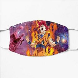 Dragon Ball Super Goku ultra super sayan god Flat Mask