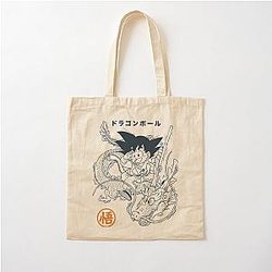Dragon Ball goku and shenron Classic  Cotton Tote Bag