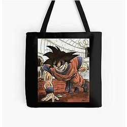 Dragon Ball - Goku working out Poster All Over Print Tote Bag