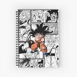 goku manga anime dragon ball Spiral Notebook