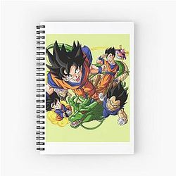 T-shirt dragon ball Spiral Notebook