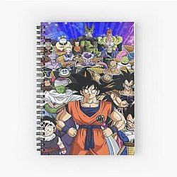 Dragon Ball z group Spiral Notebook