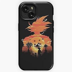 sunset goku silhuett Duvet Cover| Dragon ball gift iPhone Tough Case