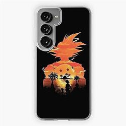 sunset goku silhuett Duvet Cover| Dragon ball gift Samsung Galaxy Soft Case