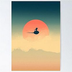 Dragon ball cloud shadow Poster