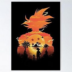 Dragon Ball Sunset Poster