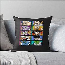 Dragon Ball - Frame Fight Classic Throw Pillow