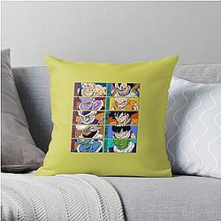 Dragon Ball - Frame Fight Throw Pillow