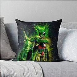 Cell Dragon Ball Super Throw Pillow