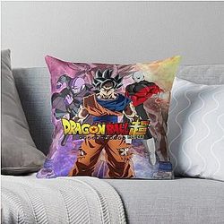 Dragon Ball Anime and Manga Throw Pillow