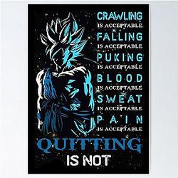 Dragon Ball Son Goku Quote Poster