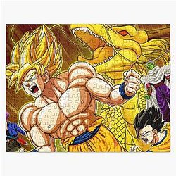 Goku Dragon Ball Portrait Art Jigsaw Puzzle