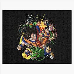 Dragon Ball Watercolor Art Classic . Jigsaw Puzzle