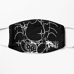 Pixely Drain baby bladee drain gang logo eversince trash island Flat Mask RB0111