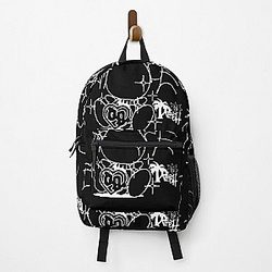 Pixely Drain baby bladee drain gang logo eversince trash island Backpack RB0111