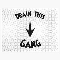 drain this gang that , drain this gang that drain this gang that trending Jigsaw Puzzle RB0111